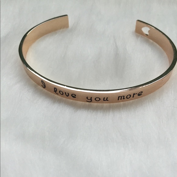 NEW I love you more bangle gold - Picture 4 of 4